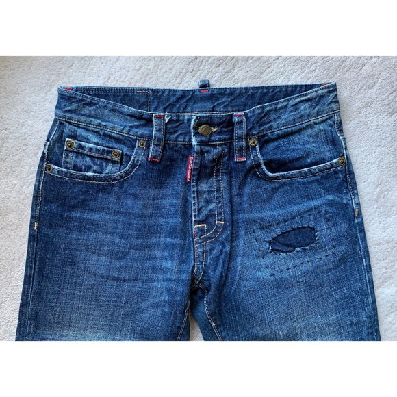 DSQUARED2 Oversized LOGO Denim JEANS - Picture 6 of 16